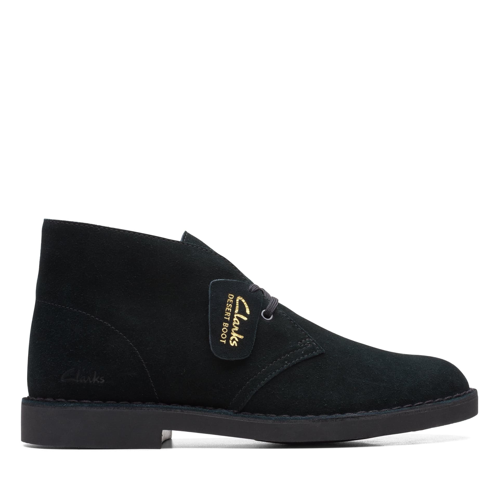 Clarks Clarks Men's Desert Boot Evo Black Suede Ankle Boots, Desert Boots, Lace Up