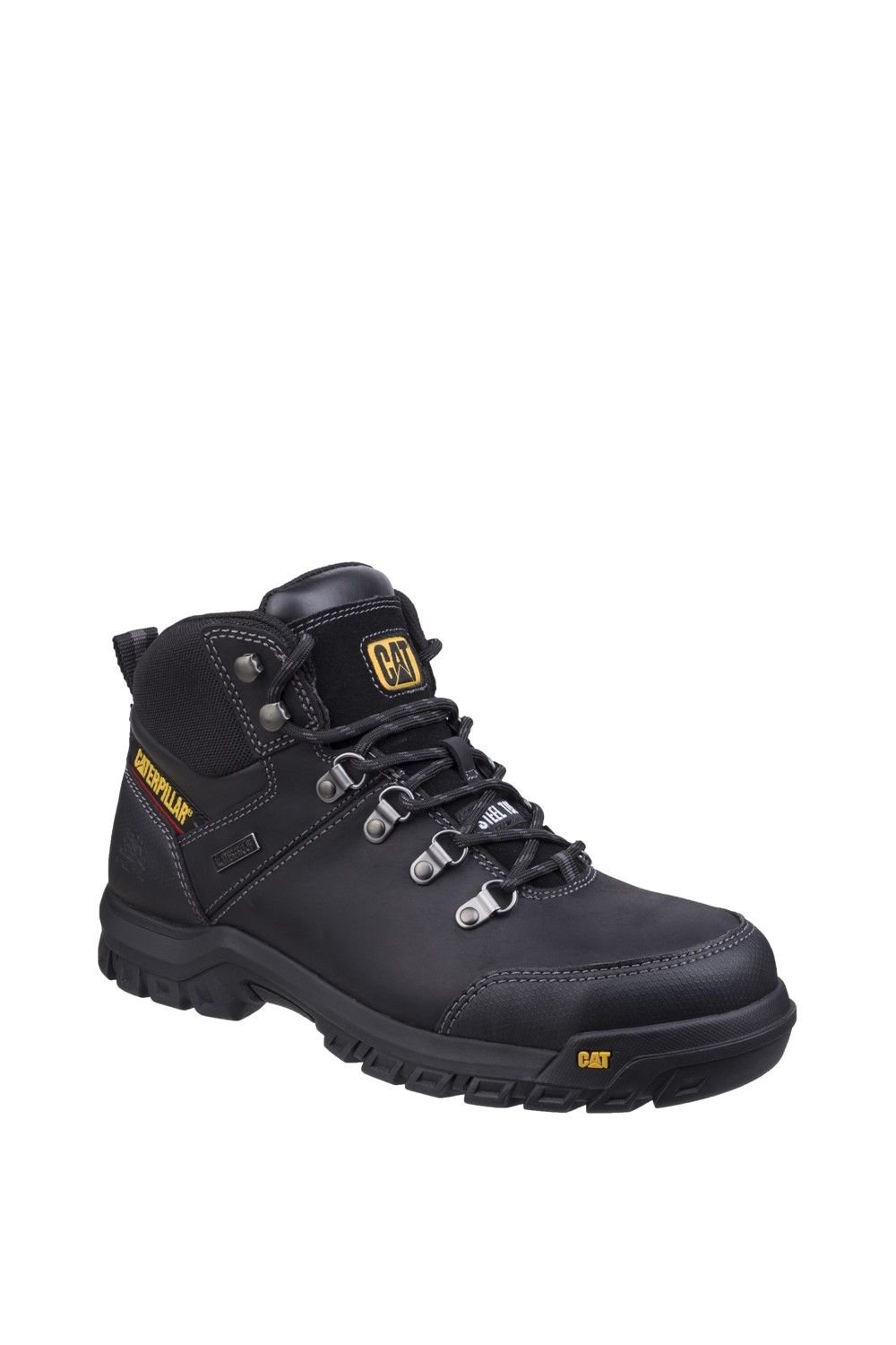 Caterpillar Caterpillar Men's 'Framework' Leather Safety Footwear in Black - 4