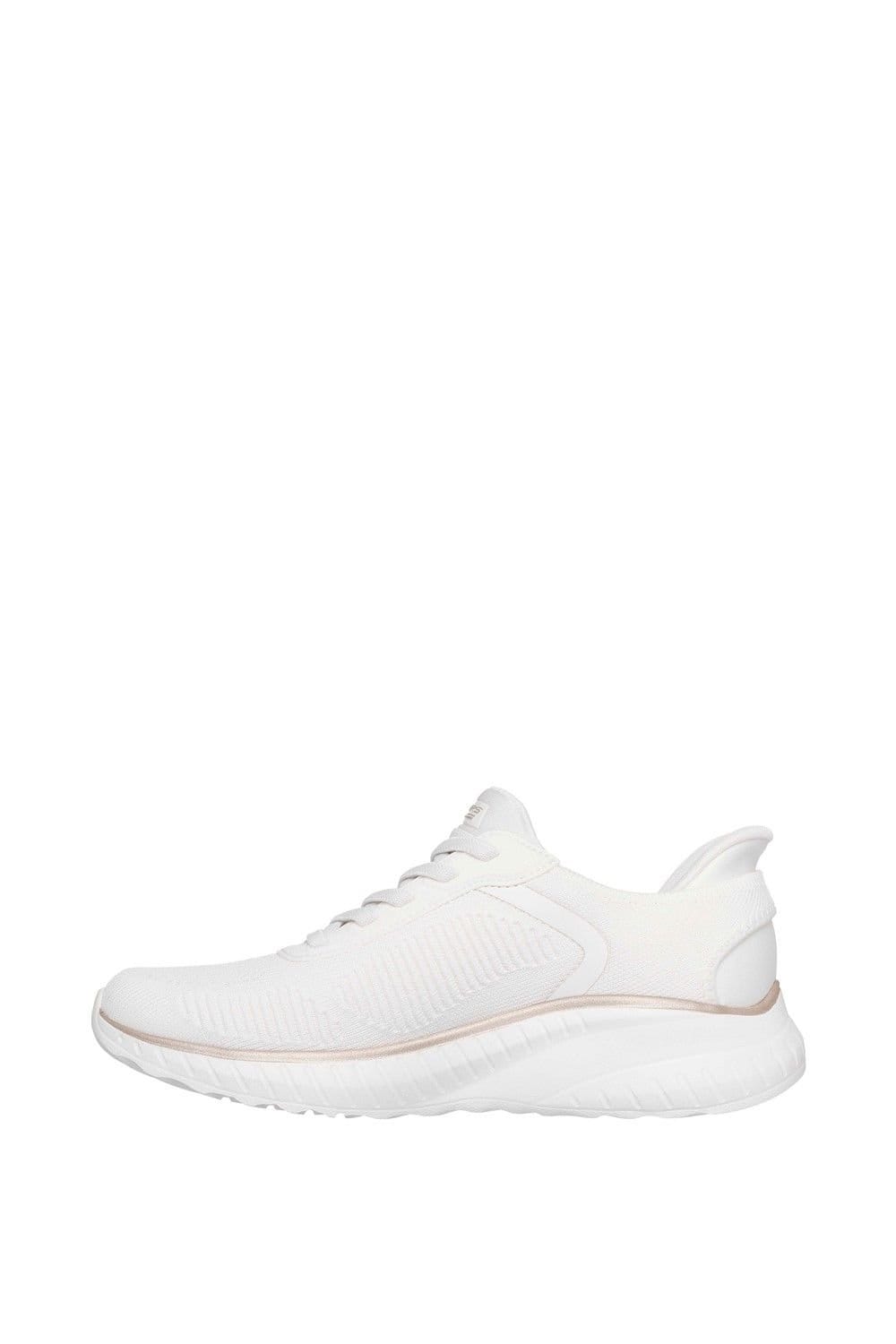 Skechers Skechers Women's BOBS Sport Squad Chaos Shoe in White - 4