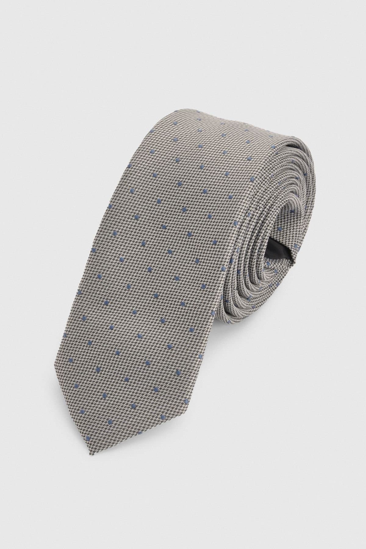 Burton Burton Men's Taupe Polka Dot Tie