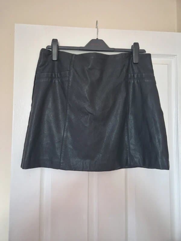 New Look New Look Faux Leather Skirt