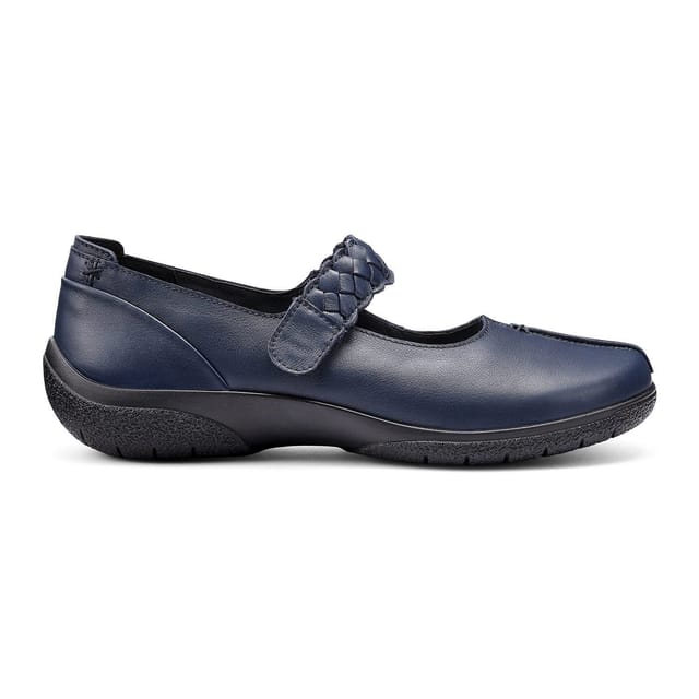 Hotter Hotter Women's Wide Fit 'Shake II' Mary Janes in Mid Navy - 3