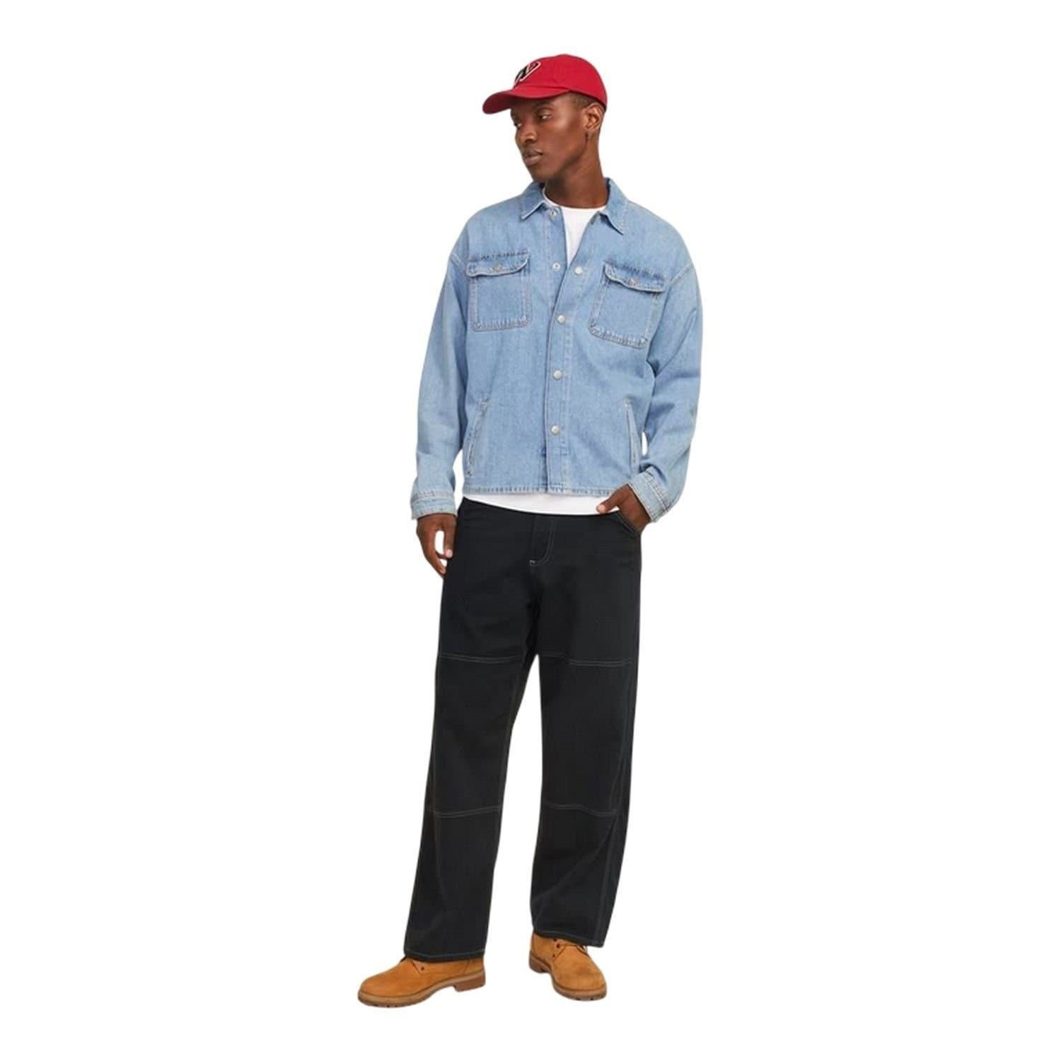 jack & jones Jack & Jones Men's Owen Wide Leg Trousers in Black