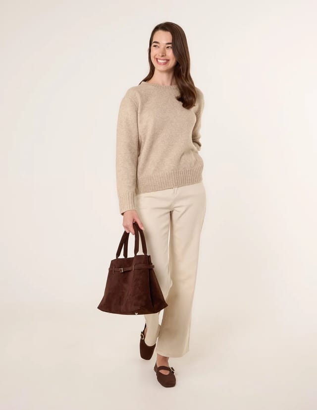 Blue Vanilla Jumper With Open Back Bow Tie - 3
