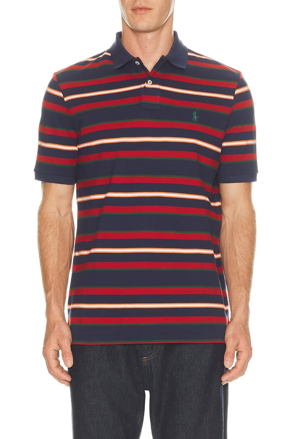 revolve Short Sleeve Yarn-Dyed Mesh Polo