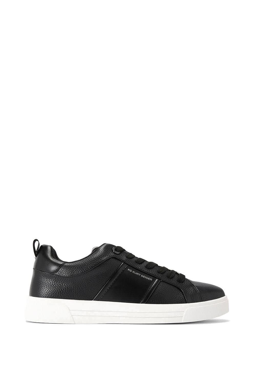 KG Kurt Geiger KG Kurt Geiger Men's 'Noah' Black Leather Trainers