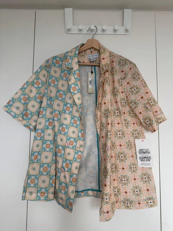 Never Fully Dressed Never Fully Dressed Pastel Geo Clash Margo Blazer