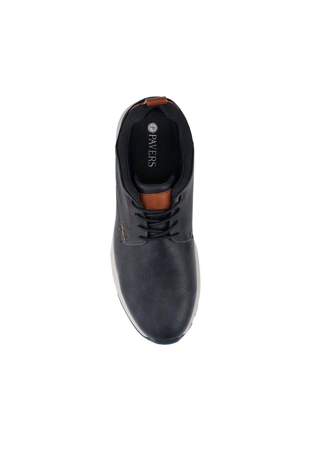 Pavers Pavers Men's Casual Cushioned Daily Trainers in Navy - 4