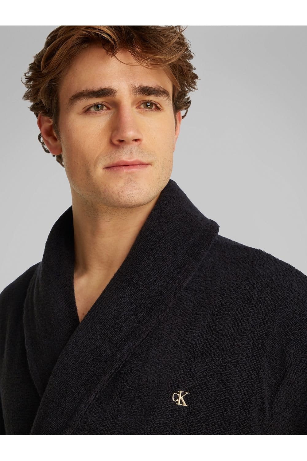 Calvin Klein Calvin Klein Men's Terry Robe Black - 4