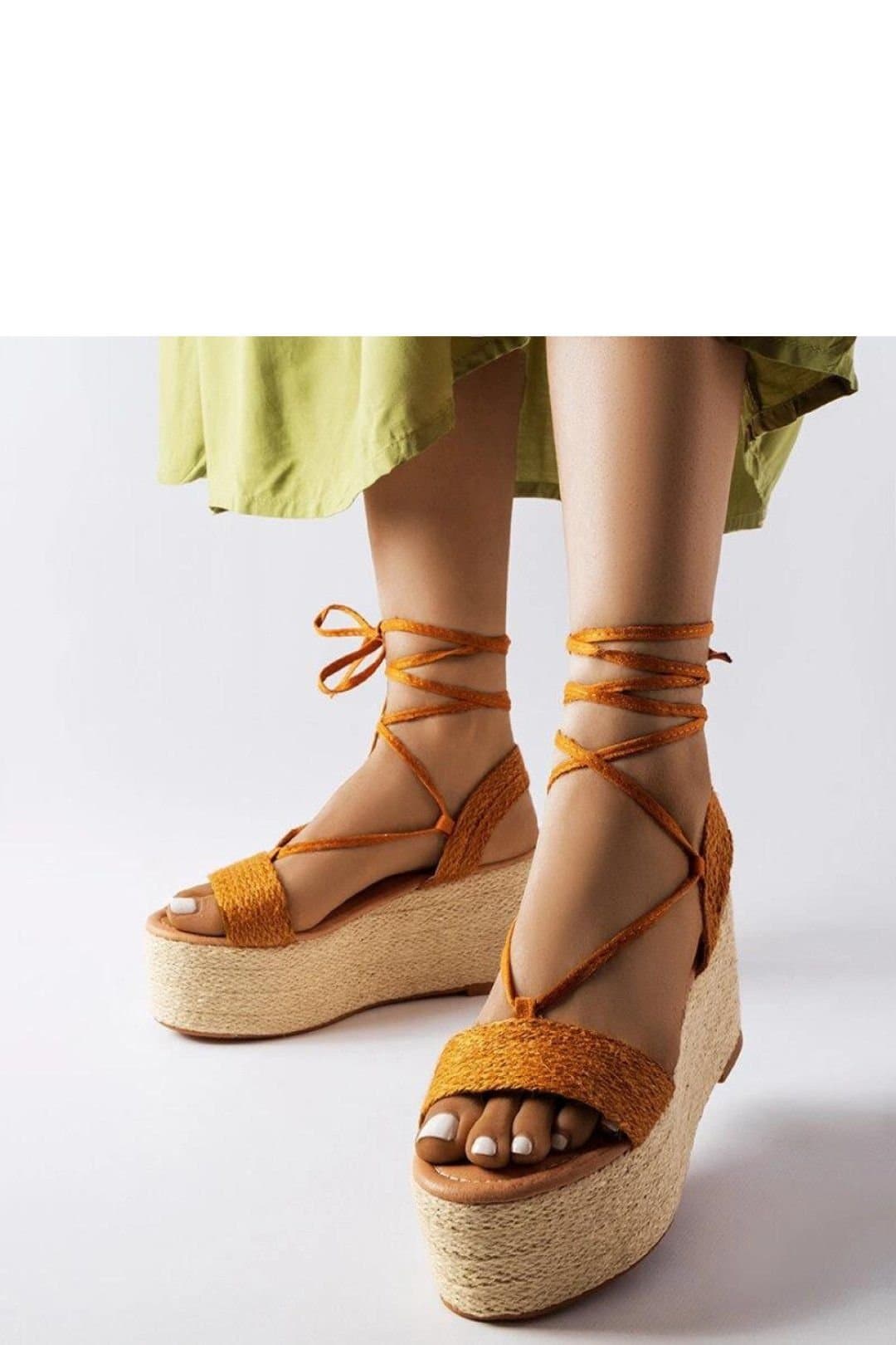 Love Lace Love Lace Women's Suede Espadrilles on Silvetta Platform with Laces in Brown