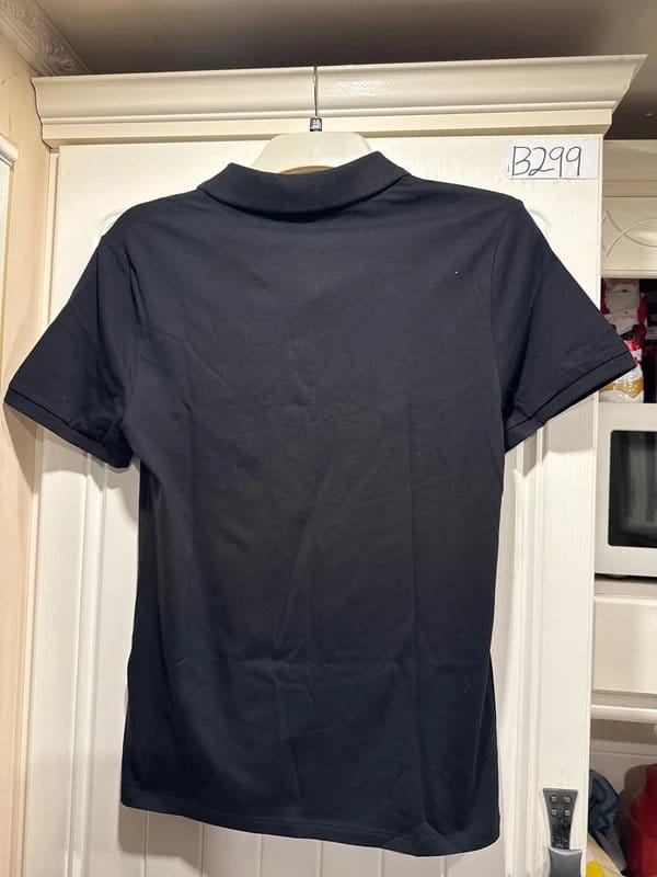 ASOS Men's Black Polo T-shirt Size M