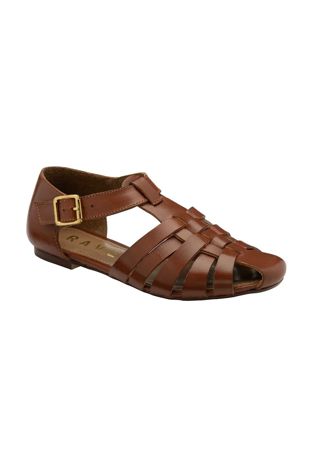 Ravel Ravel Women's 'Galston' Leather Flat Sandals in Tan
