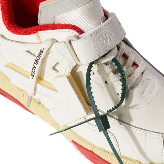Off-White Off-White Men's Low Top Puzzle Couture White Sneakers - 3