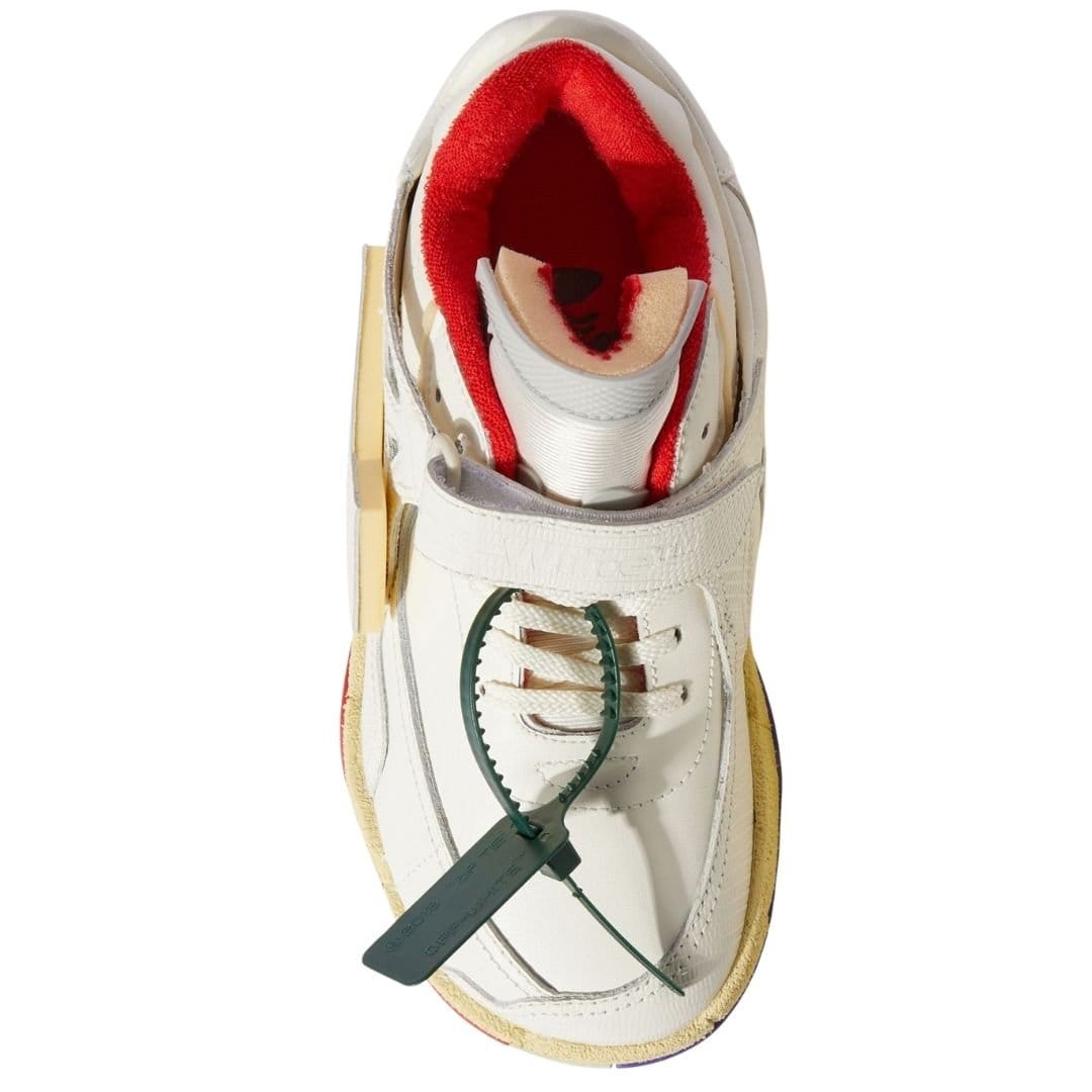 Off-White Off-White Men's Low Top Puzzle Couture White Sneakers - 4