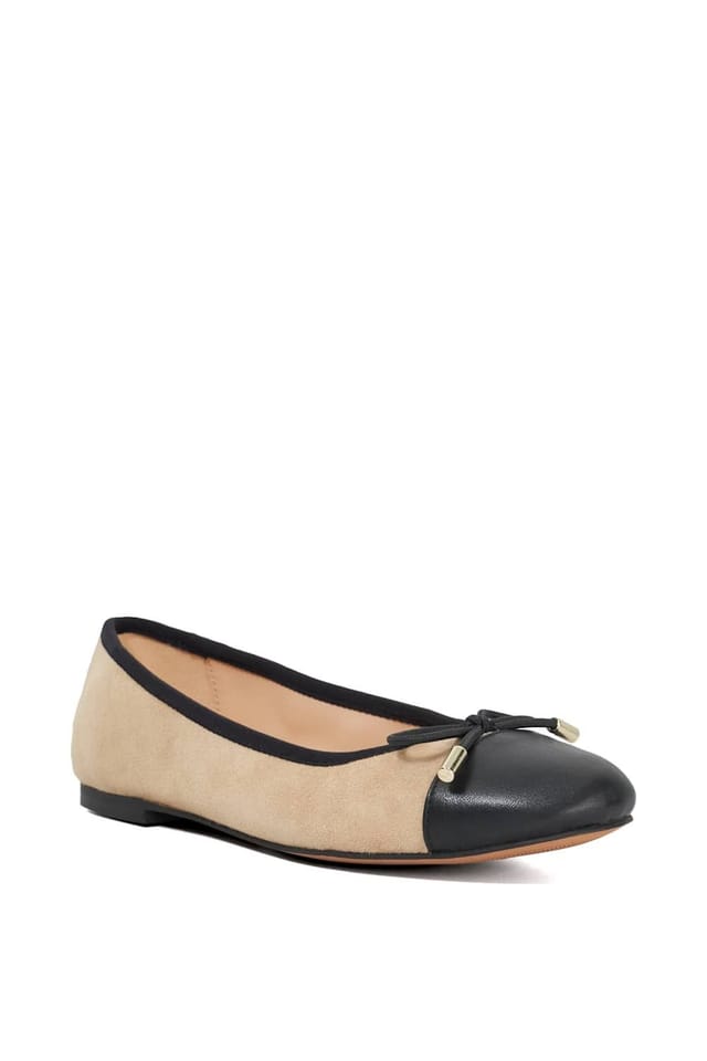 Dune London Dune London Women's 'Highest' Suede Ballet Pumps in Brown - 2