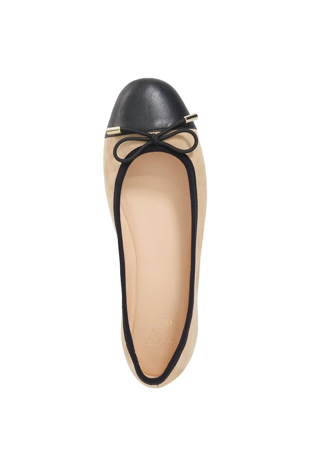 Dune London Dune London Women's 'Highest' Suede Ballet Pumps in Brown - 4