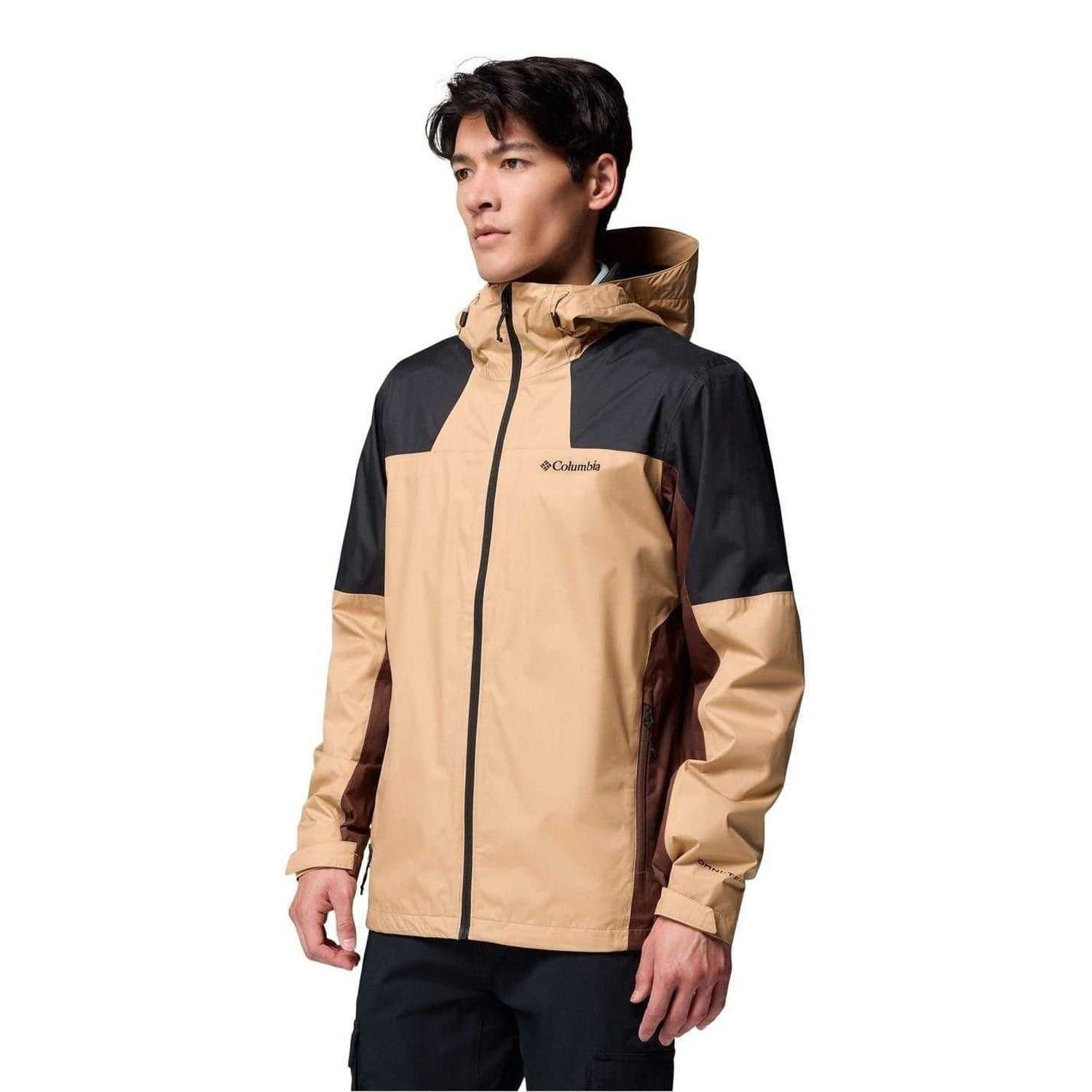Columbia Columbia Men's Zip Pocket Raincoat in Light Brown