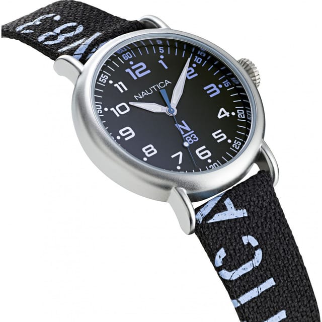 Nautica Nautica Men's NAPLSF015 Loves the Ocean 40mm Quartz Watch in Black - 3