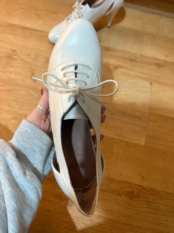 Topshop Old label topshop deadstock lace up heeled court shoes y2k vintage topshop