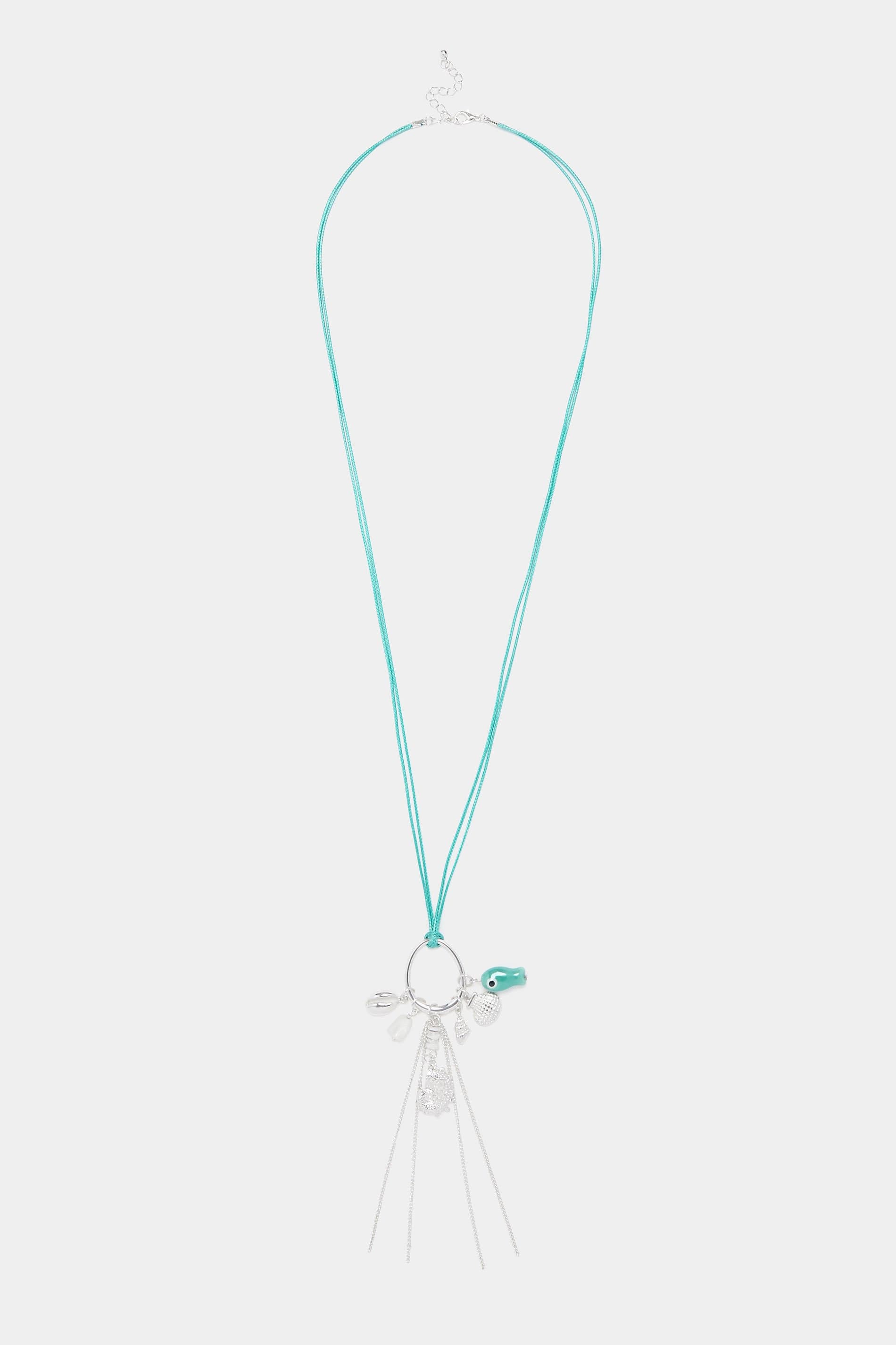 Yours Silver Tone Seashell Charm Necklace