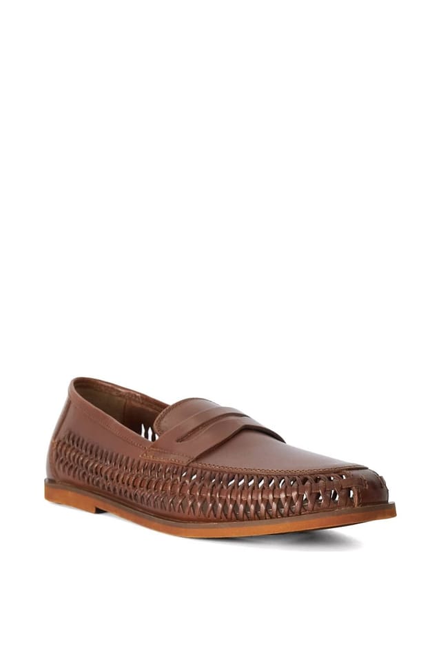 Dune London Dune London Men's 'Bodrum' Leather Slip-On Shoes in Brown - 2