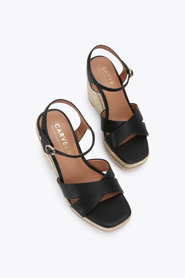 Carvela Carvela Women's 'Fascino Wedge' Heels in Black - 2