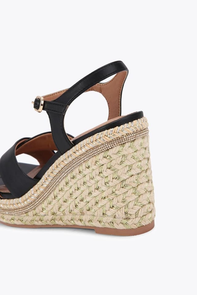 Carvela Carvela Women's 'Fascino Wedge' Heels in Black - 3