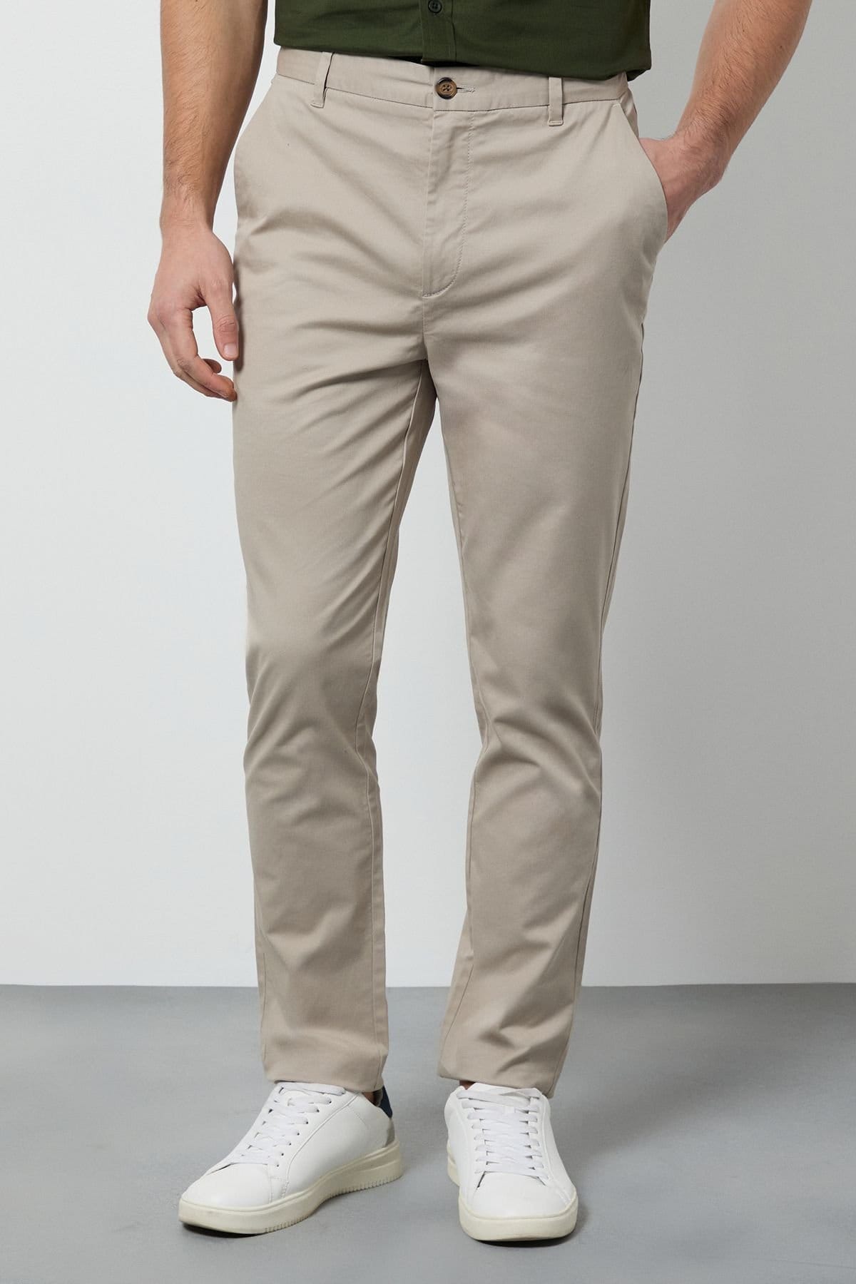Burton Men's Natural Skinny Fit Chino Trousers