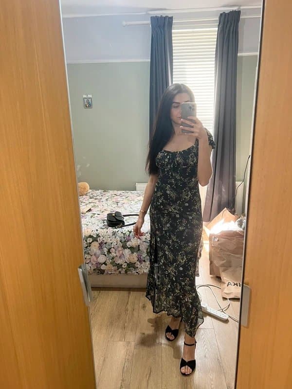 Bershka Tulle midi dress