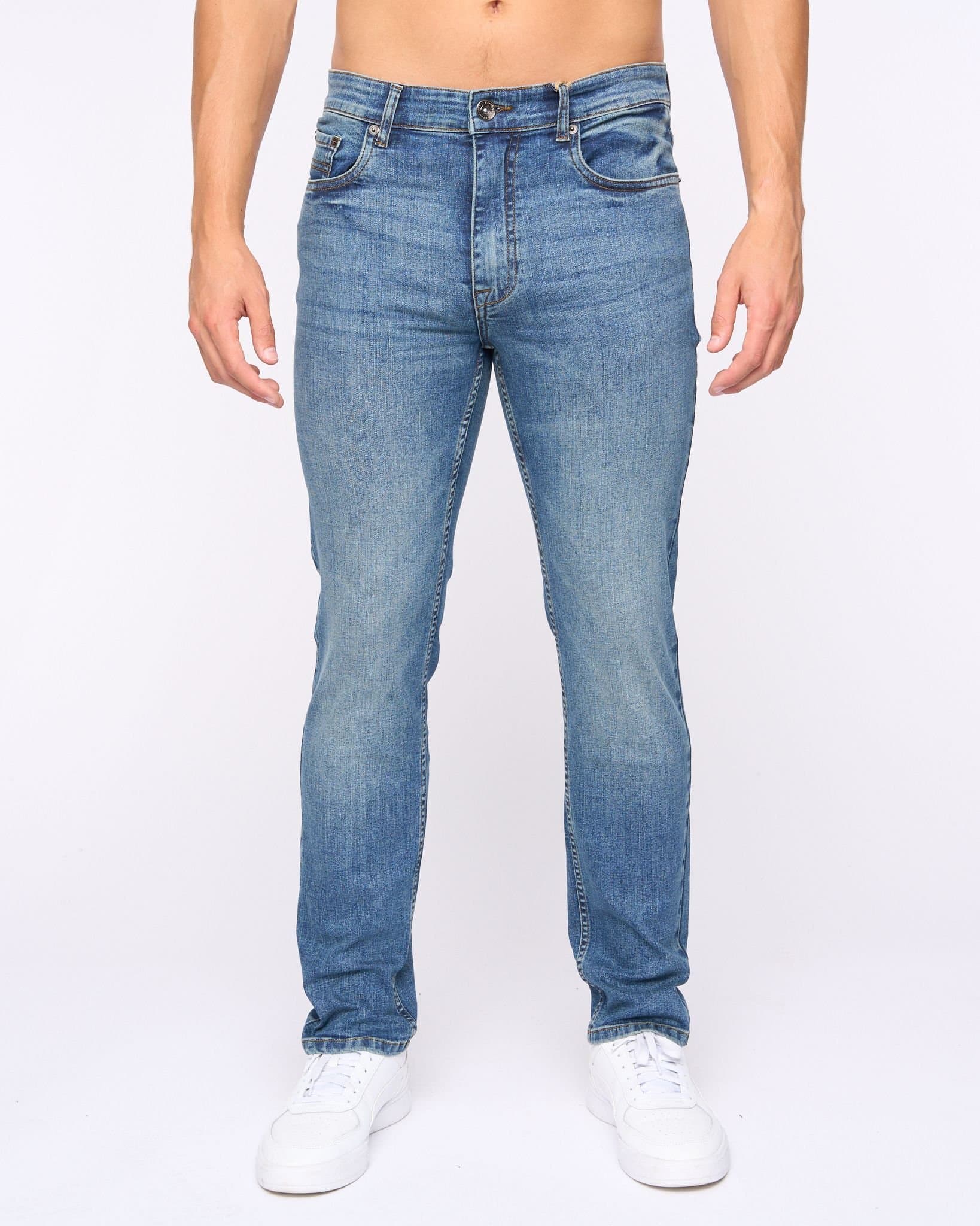Bewley&Ritch Bewley&Ritch Abingdon Men's Slim-Fit Stretch Denim Jeans in Blue