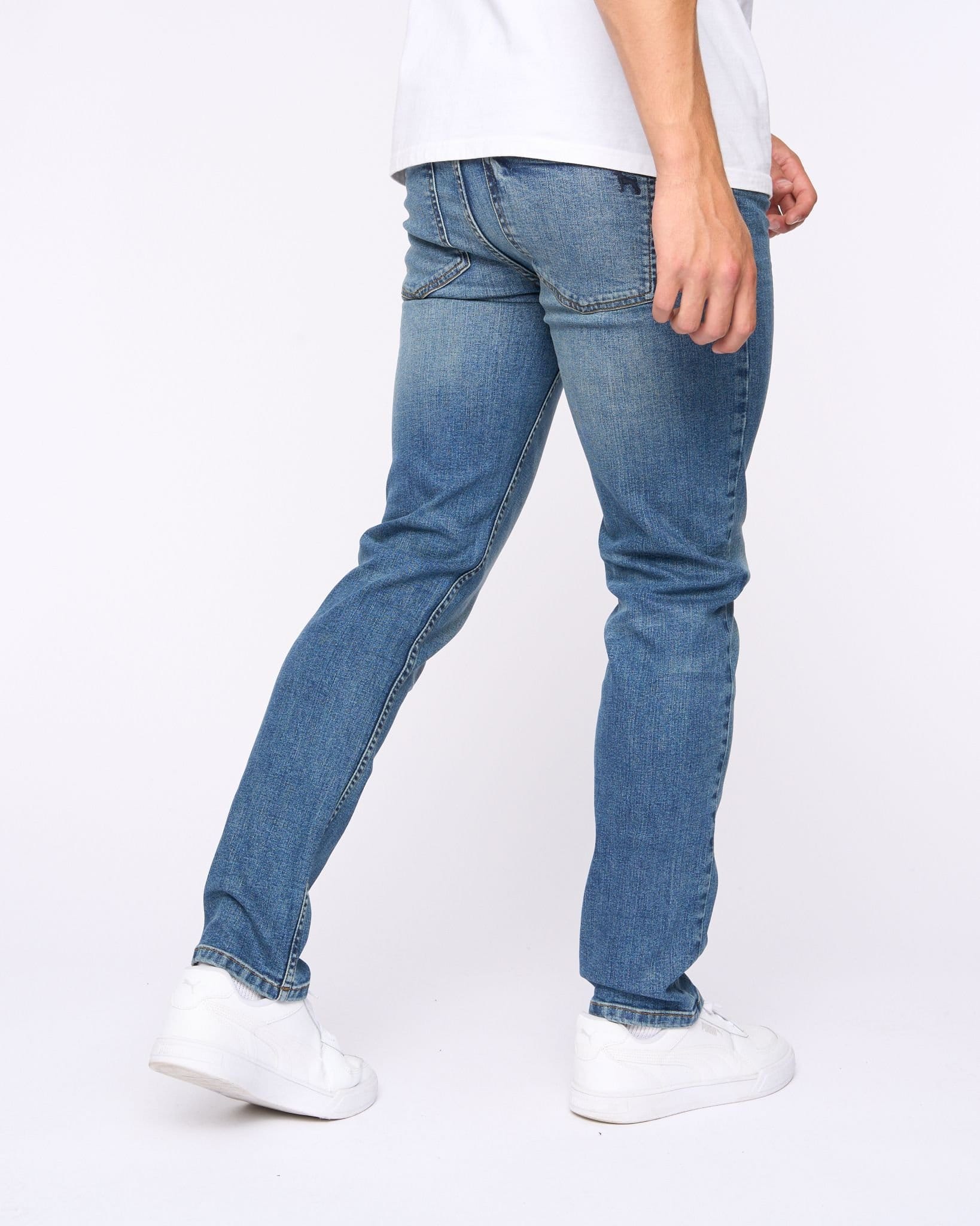 Bewley&Ritch Bewley&Ritch Abingdon Men's Slim-Fit Stretch Denim Jeans in Blue - 4