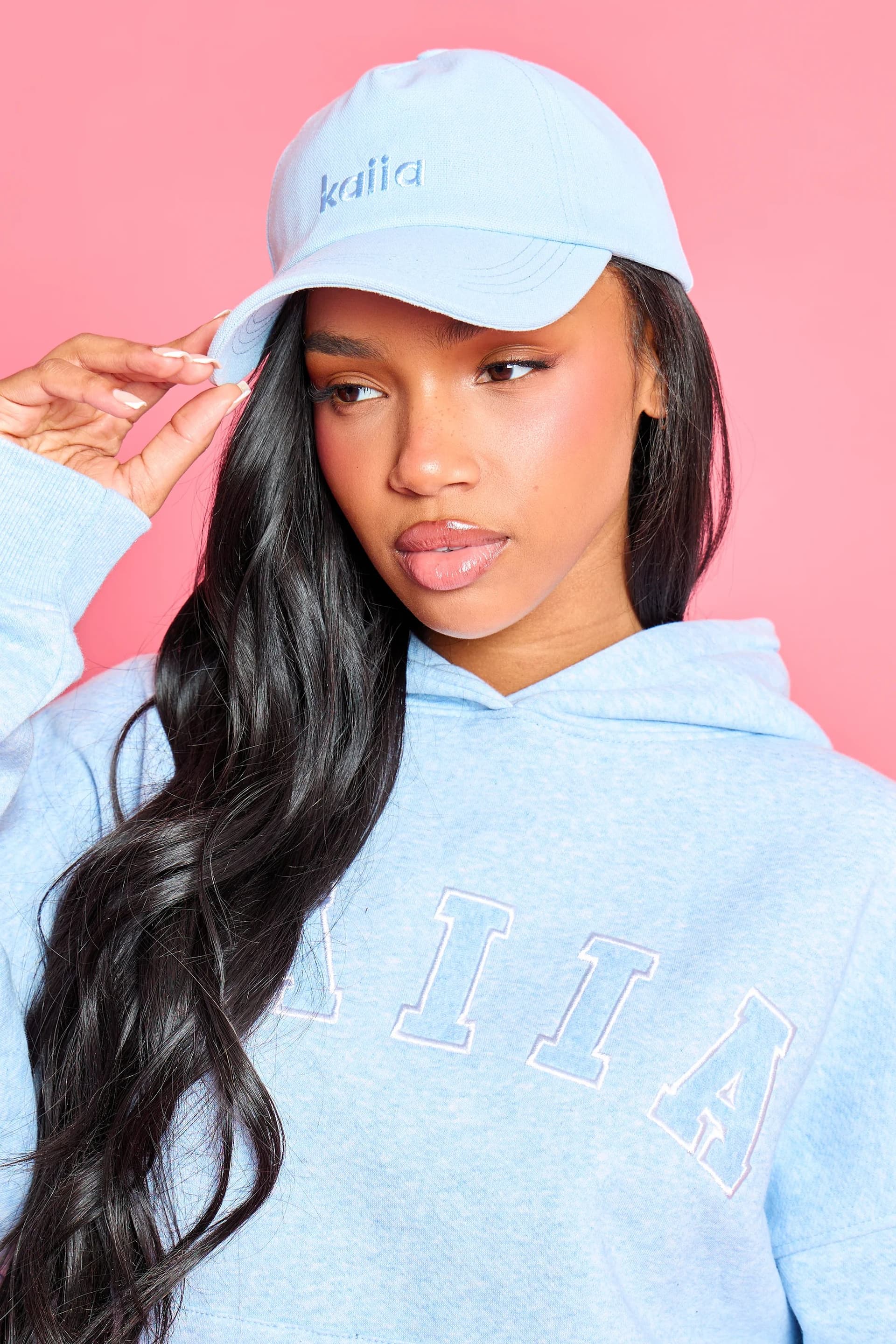 Kaiia Kaiia Logo Cap Baby Blue