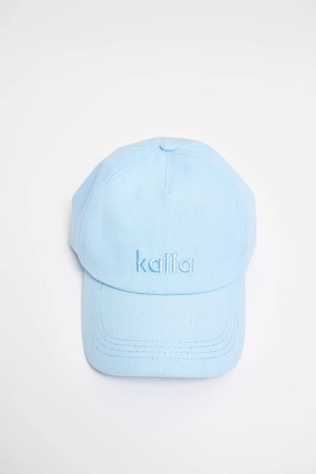 Kaiia Kaiia Logo Cap Baby Blue - 2