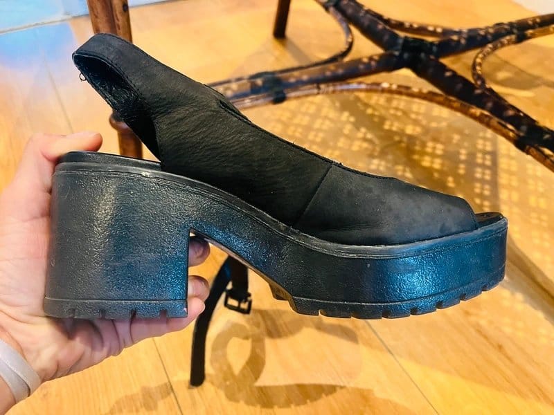 Topshop Topshop Strappy Black Platform Shoes - 1