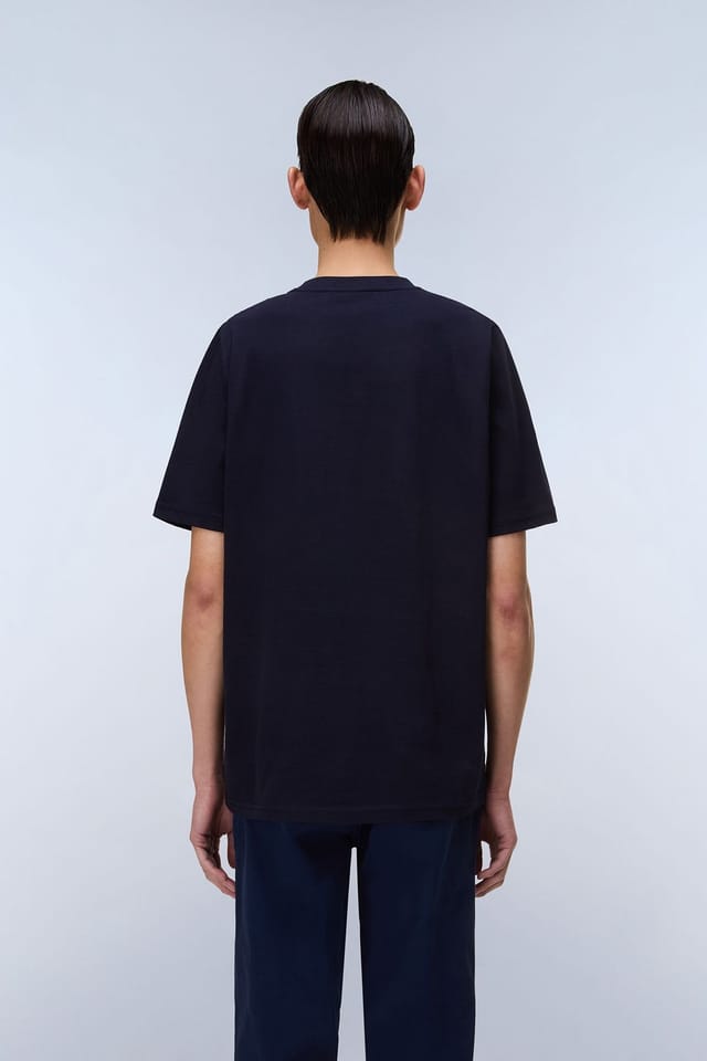 Napapijri Napapijri Men's S-Small Box Ss Ss T-Shirt Blu Marine in Blue - 2