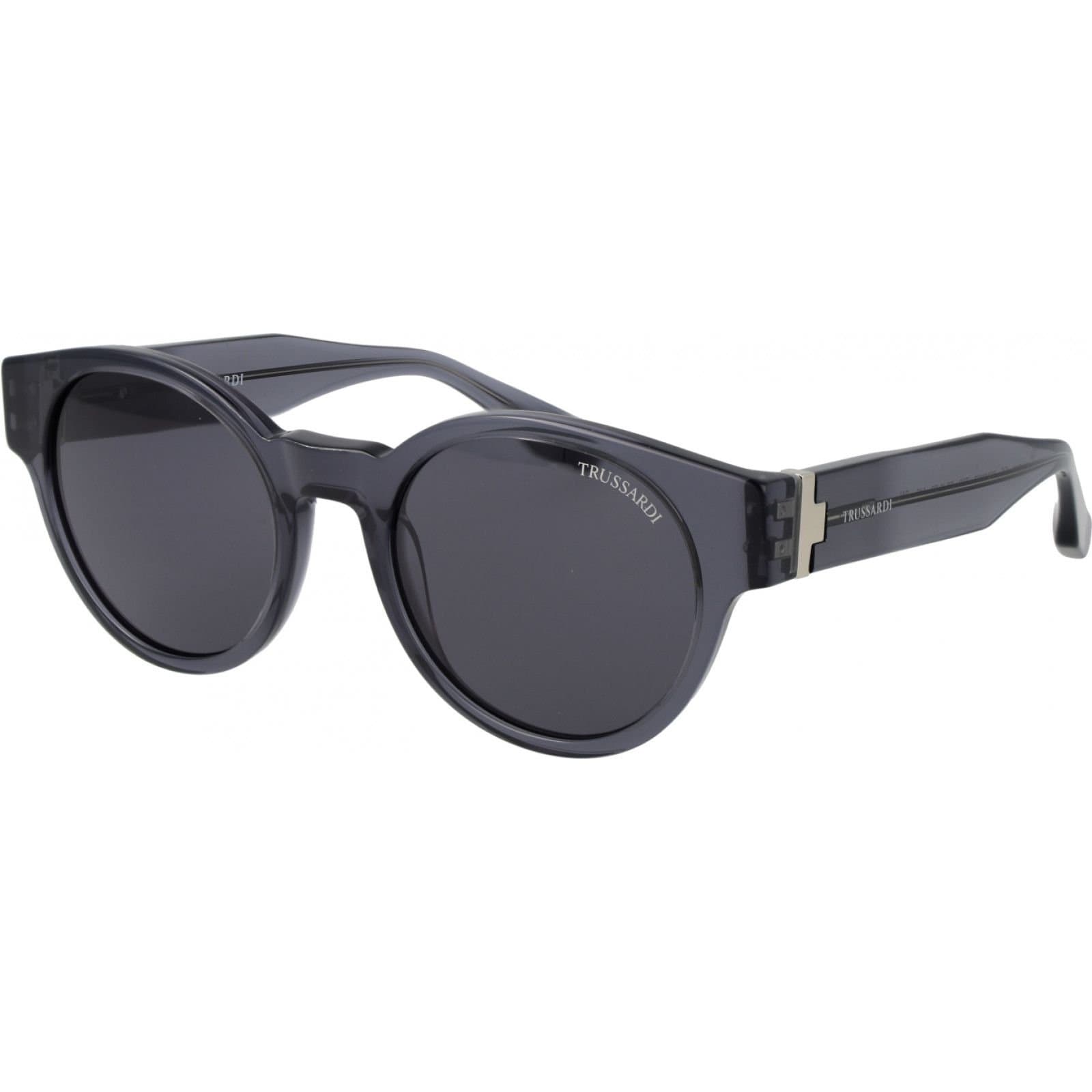 Trussardi Trussardi Men's TSM9027 52T02 Round/Oval Sunglasses in Grey