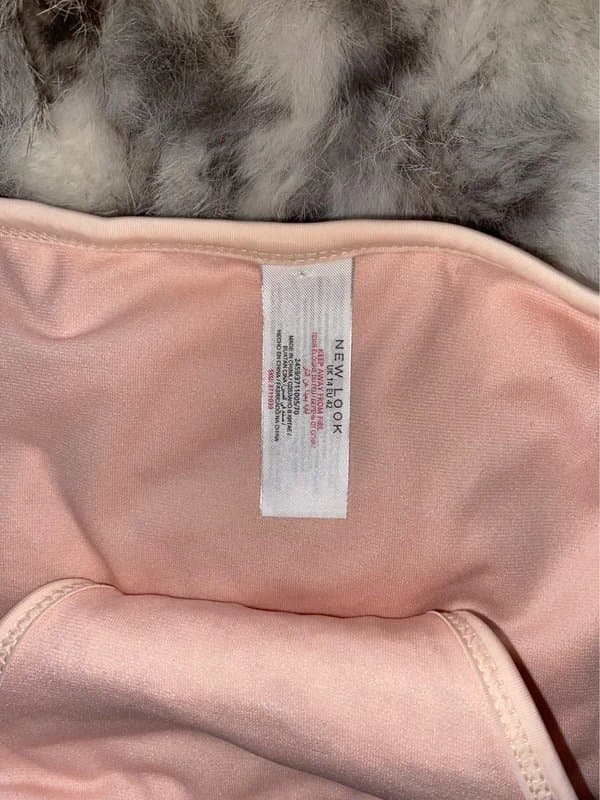 New Look Womens New Look rose gold sequin embellished bikini bottoms size UK 14