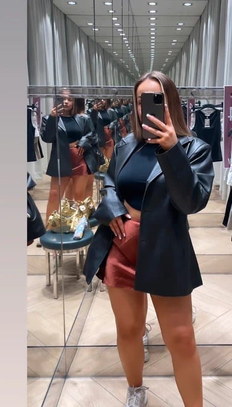 ASOS ASOS mini satin skirt