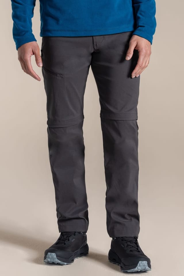 Craghoppers Craghoppers Men's Kiwi Pro III Convertible Water Repellent Anti-Insect Trouser in Dark Grey - 2