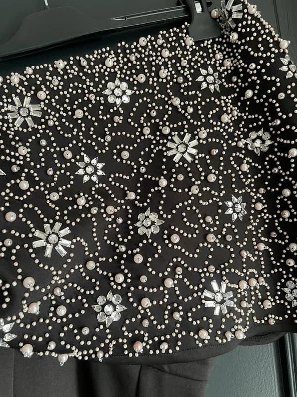 ASOS ASOS pearl embellished midi dress