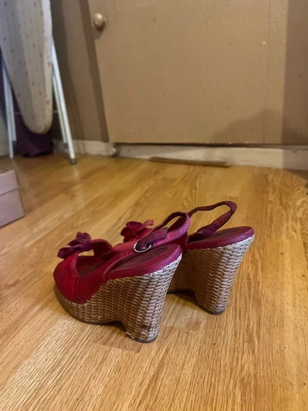 New Look Pink vintage New Look wedges