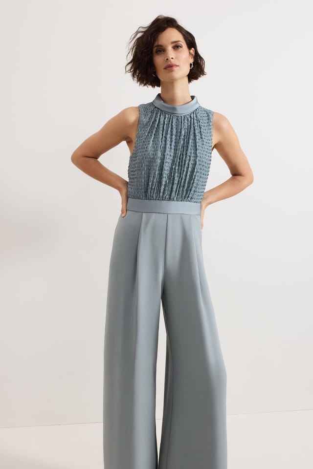 Phase Eight Phase Eight Women's Eliza Jumpsuit in Pale Blue - 3