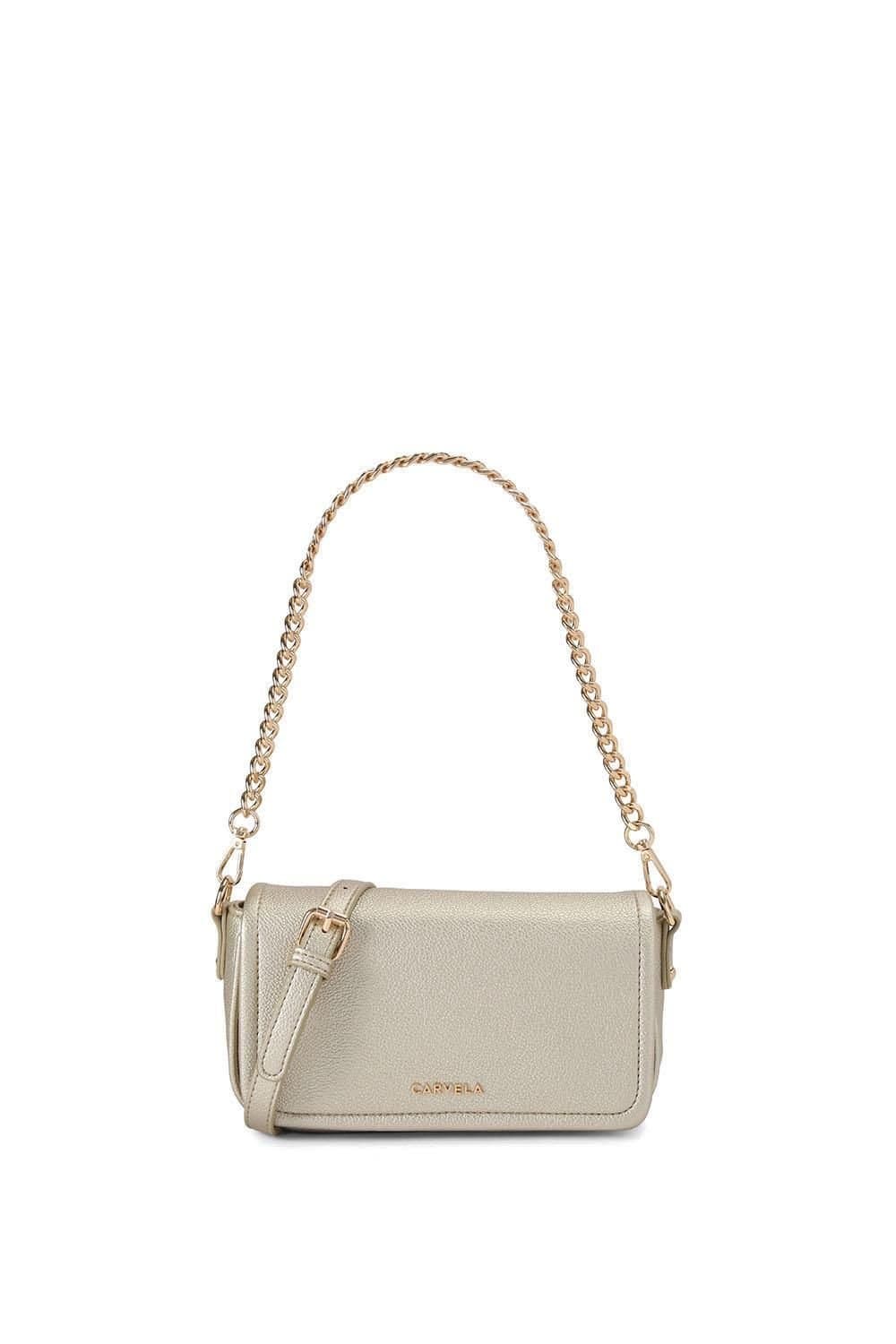 Carvela Carvela Women's 'Como Chain Shoulder' Bag in Gold