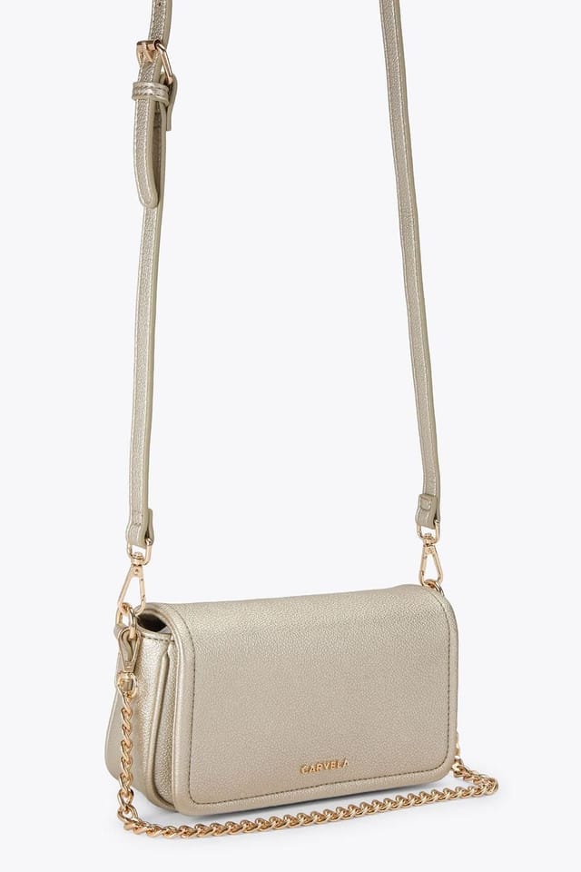 Carvela Carvela Women's 'Como Chain Shoulder' Bag in Gold - 2