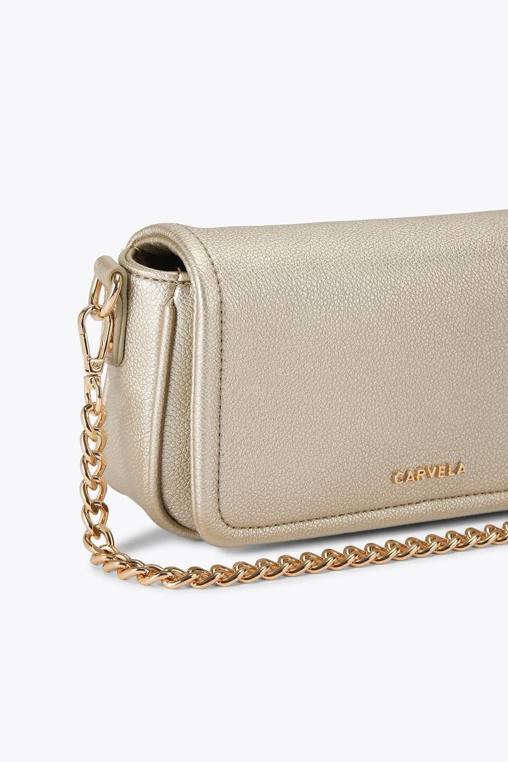 Carvela Carvela Women's 'Como Chain Shoulder' Bag in Gold - 4