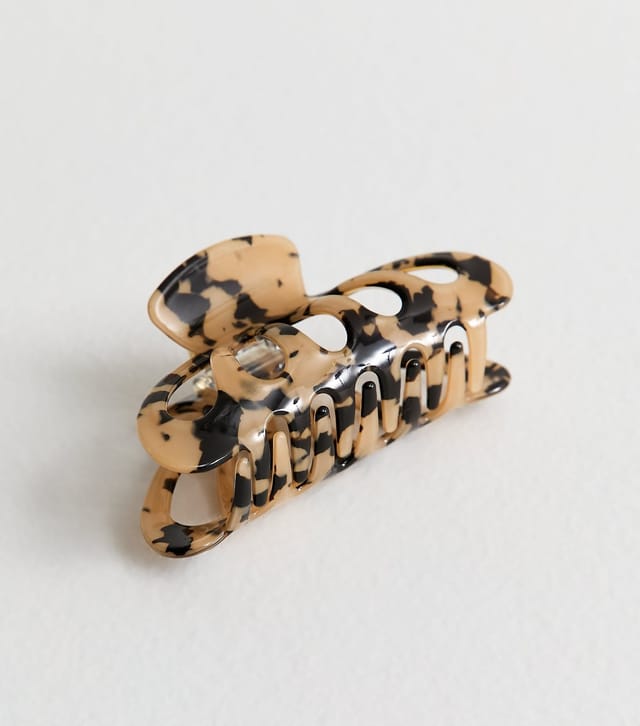 New Look Brown Tortoise Shell Cut Out Hair Claw New Look - 3