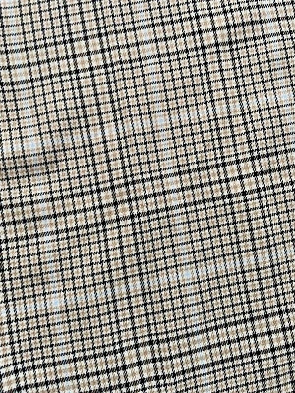 Bershka Beige checkered trousers