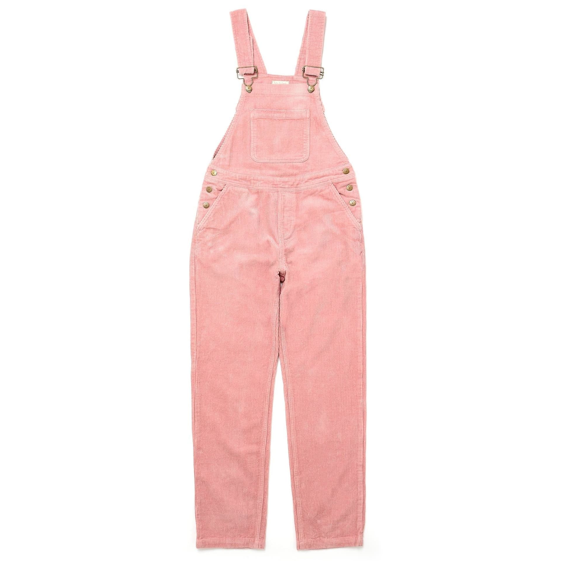 Dotty Dungarees Dotty Dungarees Women's Adult Pink Chunky Cord Dungarees S (UK 8/10)