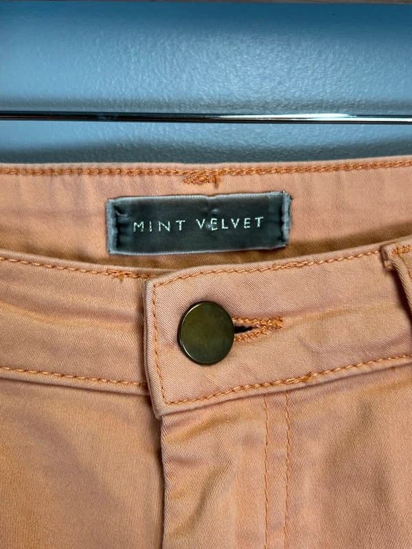 Mint Velvet Mint Velvet Womens Jeans Slim Peach Denim Size 10-12 Stretchy Soft Feel Biker