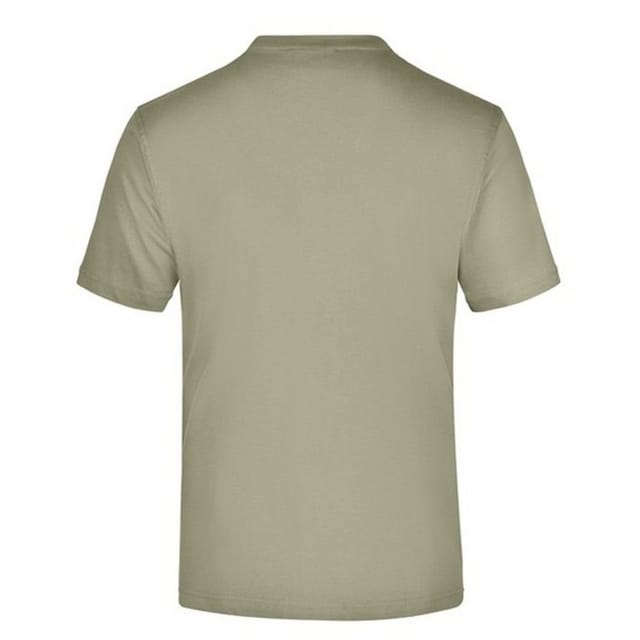 James and Nicholson James and Nicholson Men's Medium Round Neck T-Shirt in Khaki - 2